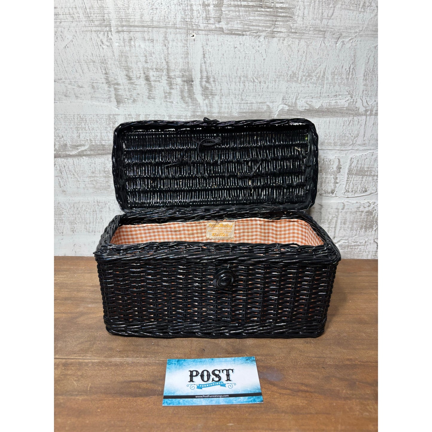 Black Wicker “It’s All In The Bag” Wicker Purse