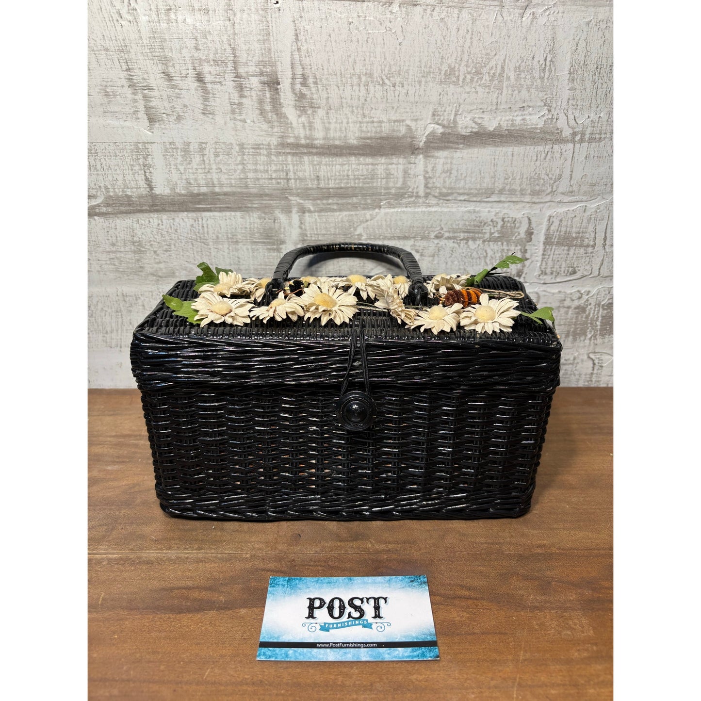 Black Wicker “It’s All In The Bag” Wicker Purse