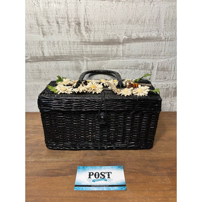 Black Wicker “It’s All In The Bag” Wicker Purse