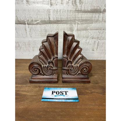 Melannco Scroll Decorative Book Ends
