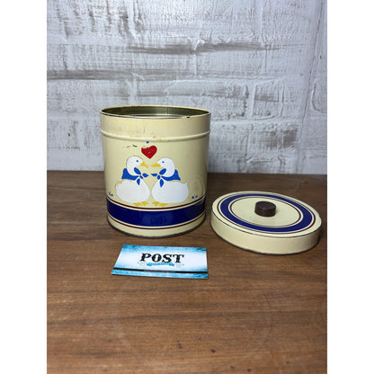 Vintage Goose Tin Nesting Canisters Set Of 8