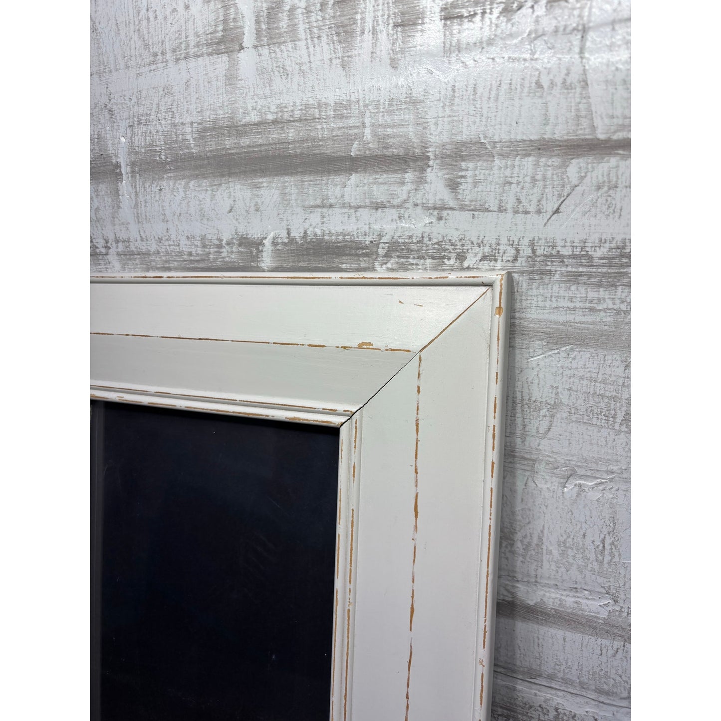 White Distressed Picture Frame