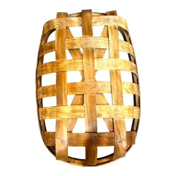 Wooden Oval Basket