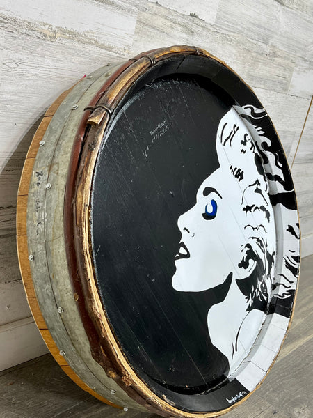 Hand Painted Barrel Top (Face)