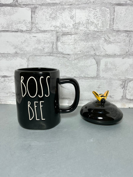Rae Dunn “Boss Bee” Mug w/ Lid