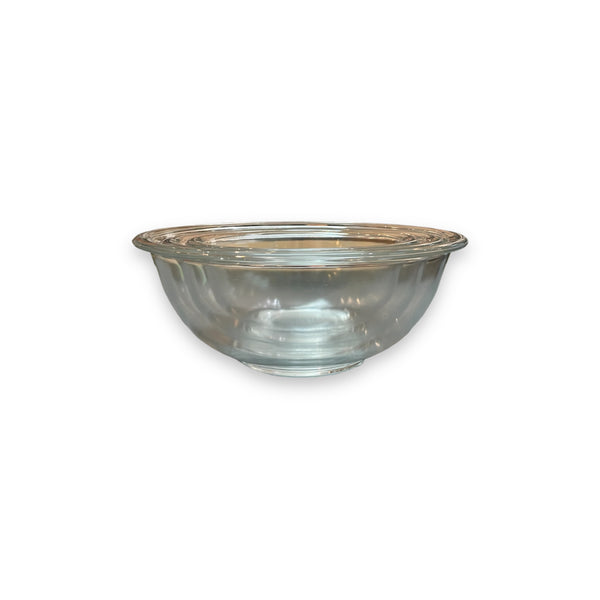 Set Of 3 Clear Glass Pyrex Bowls