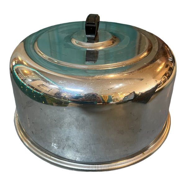 Vintage Large Stainless Steel Cake Cover