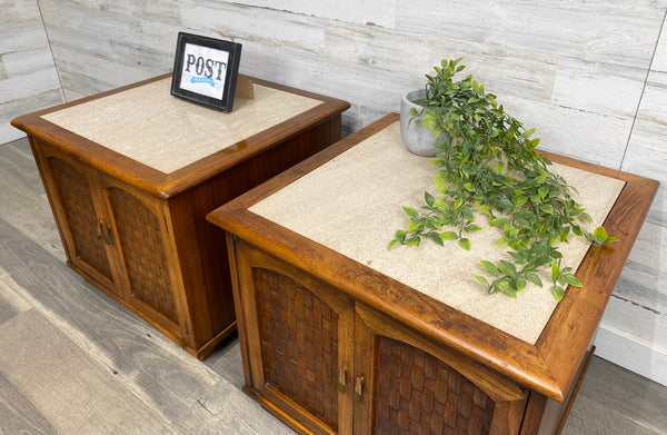 Mid Century Lane End Table Set