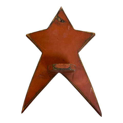 Wooden Star Candle Holder