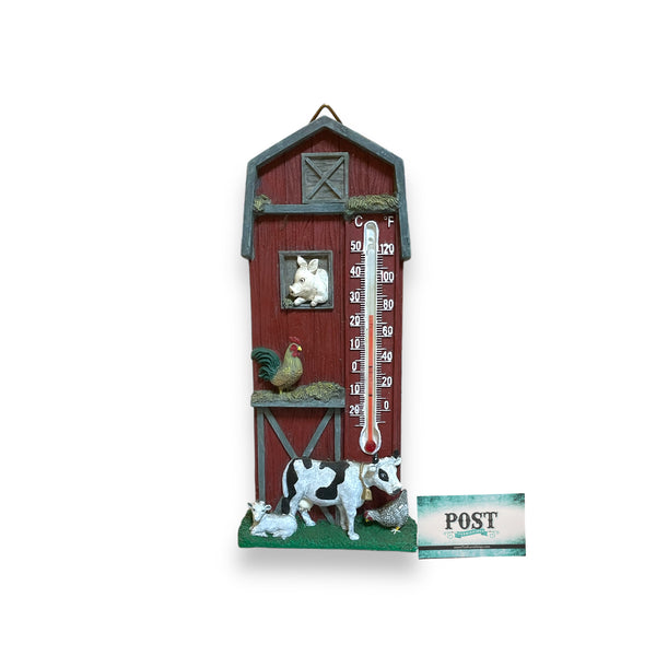 Farm Themed Hanging Thermometer