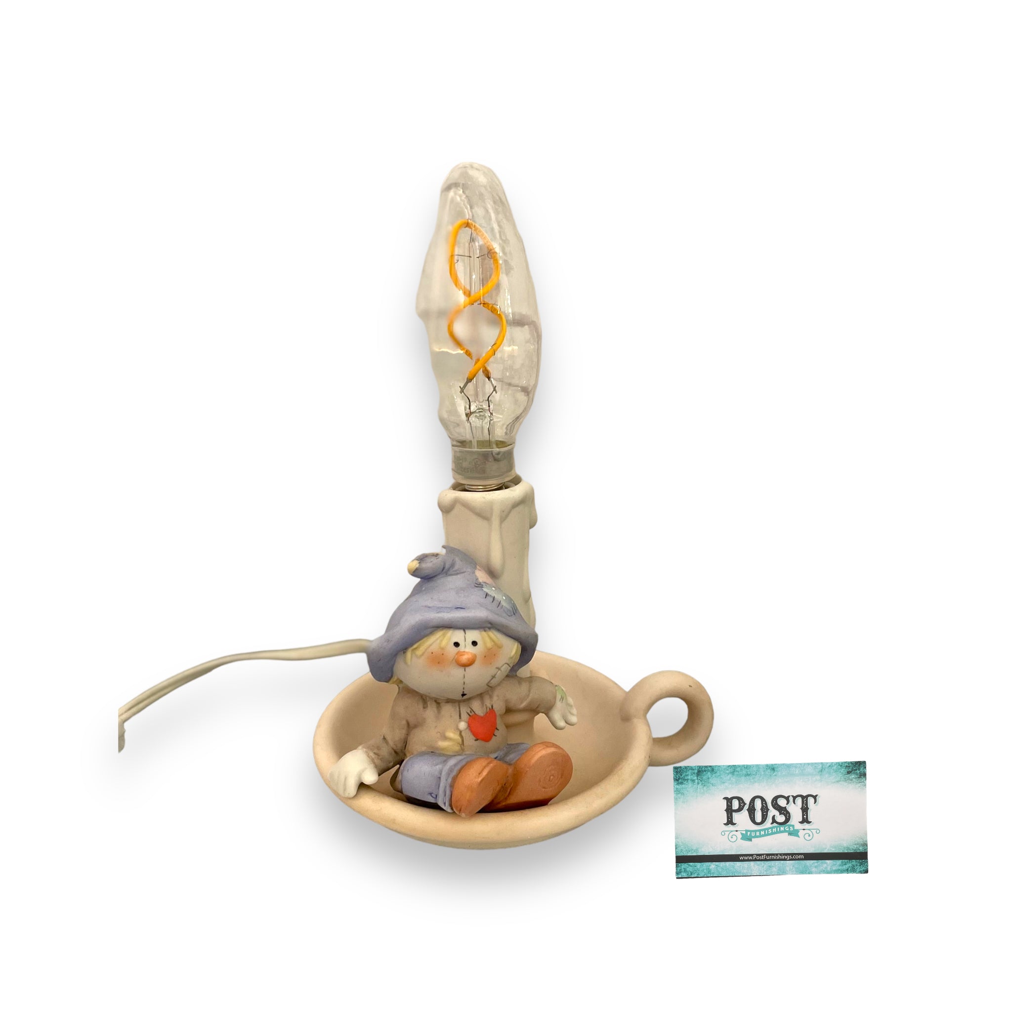 Bumpkins Scarecrow Candlelight Lamp