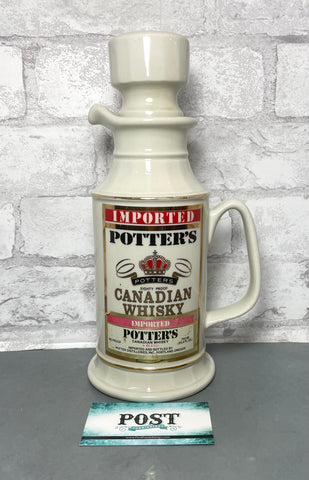 Potters Canadian Whiskey Decanter
