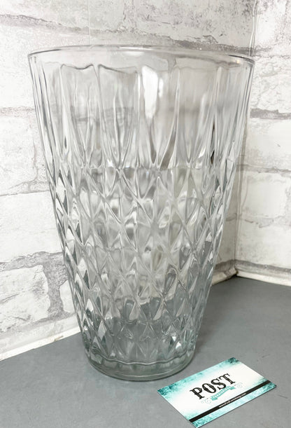 Vintage Crystal Glass Vase
