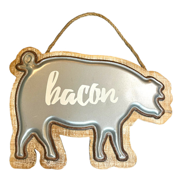 Farmhouse “Bacon” Sign