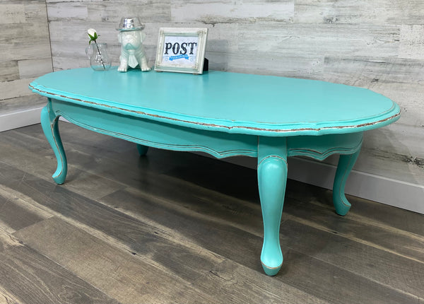 Teal Coffee Table