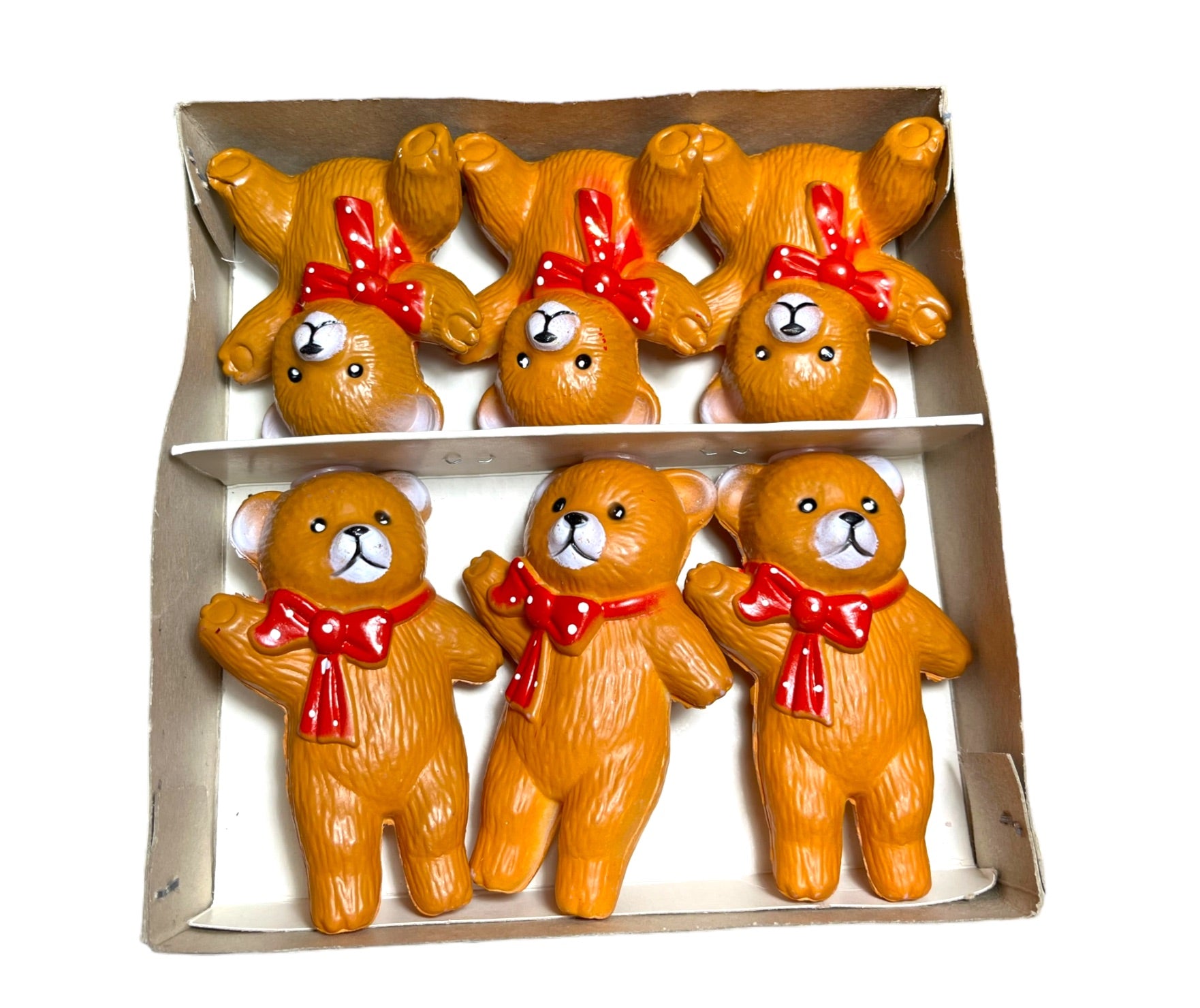 Six Vintage Decorative Bear Light Covers