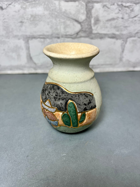 Acevloza Mexico Handmade Ceramic Vase