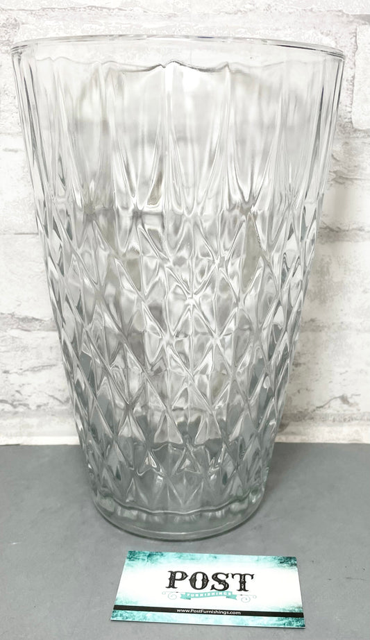 Vintage Crystal Glass Vase