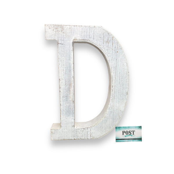 Rustic Letter “D”