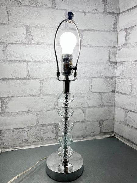 Shiny Faux Crystal Lamp