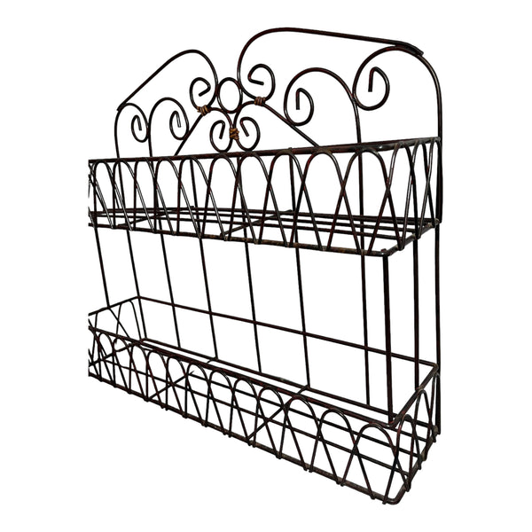 Two Shelf Metal Organizer