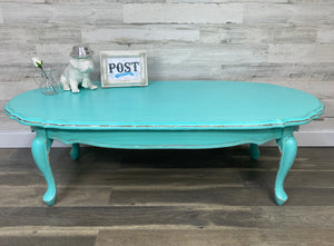 Teal Coffee Table