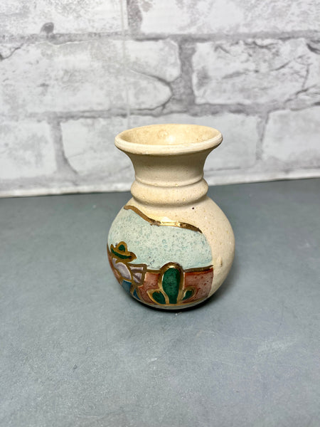 Handmade Ceramic Vase Acevloza Mexico