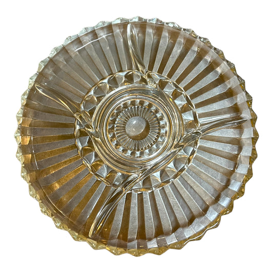 Vintage Clear Serving Dish