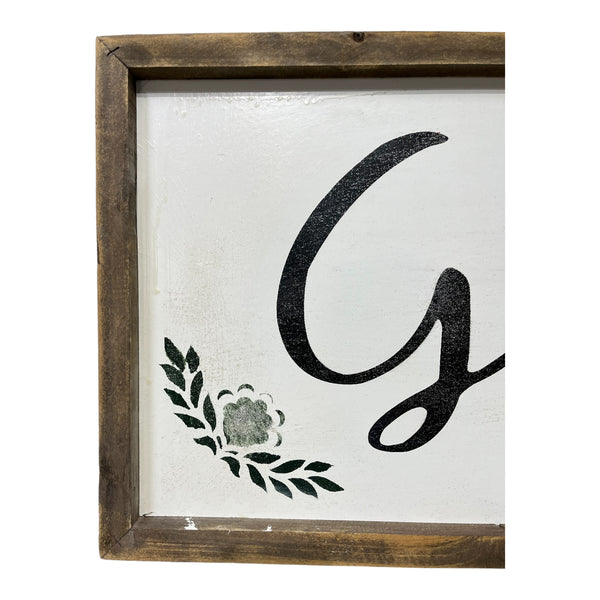 “Grateful” Wooden Sign