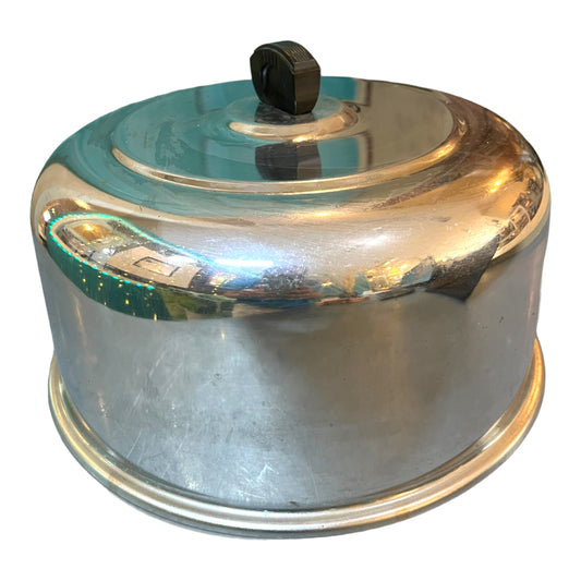 Vintage Large Stainless Steel Cake Cover