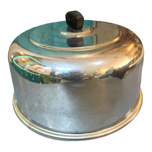 Vintage Large Stainless Steel Cake Cover