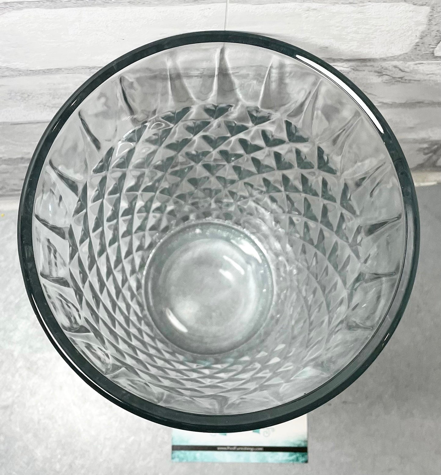 Vintage Crystal Glass Vase