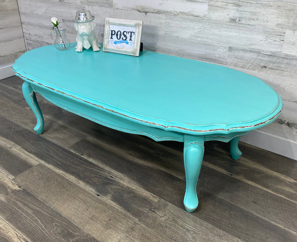 Teal Coffee Table