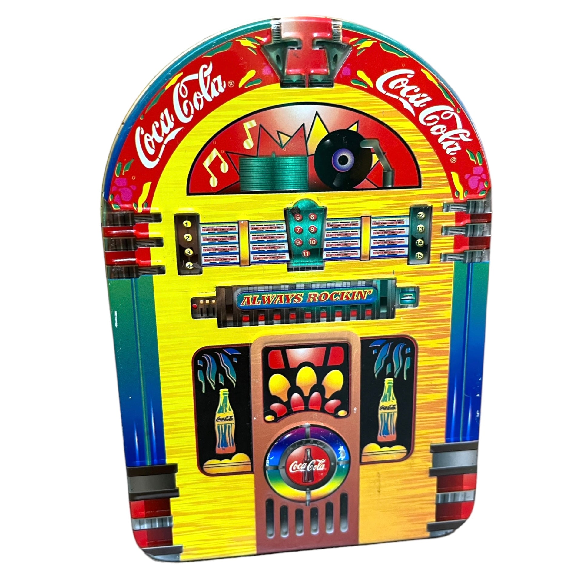 Vintage 1996 Coca-Cola Jukebox Tin