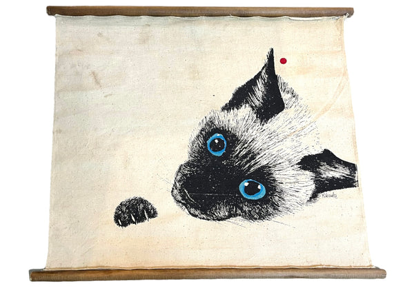 Vintage Siamese Cat Print