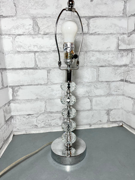 Shiny Faux Crystal Lamp