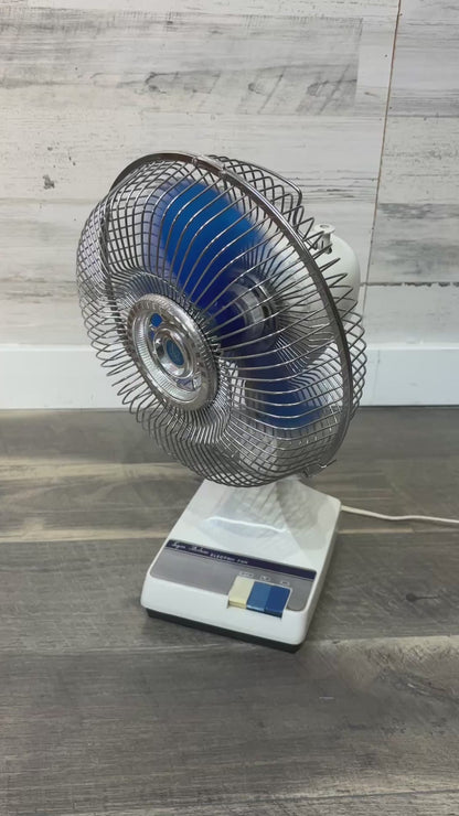 Vintage Super Deluxe Push Button Electric Fan