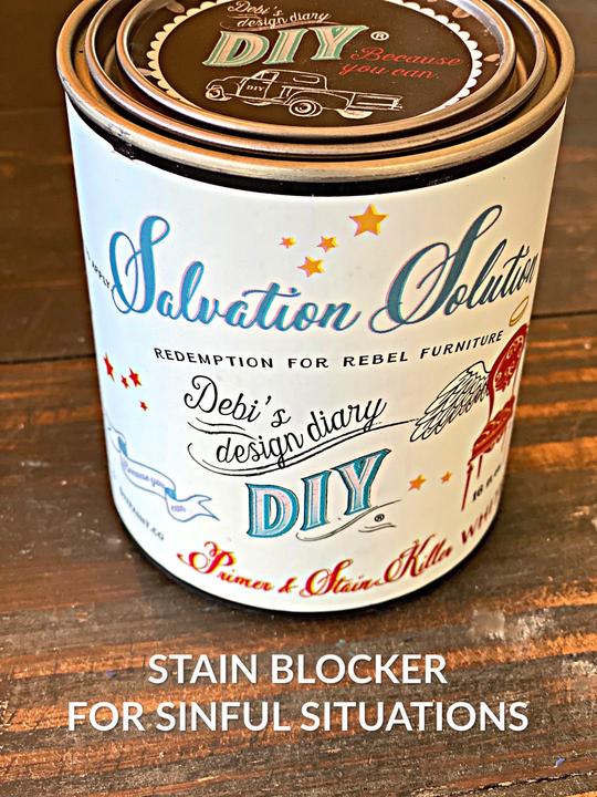 DIY Paint Wood Stain Blocker