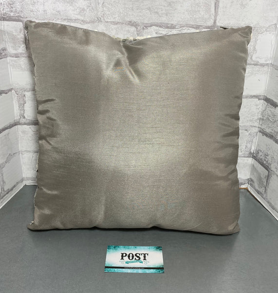 Gray Sequin Pillow