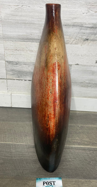 Brown Ombré Clay Vase