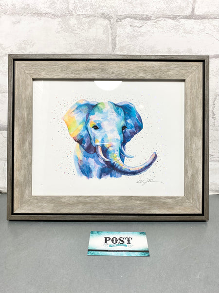 Colorful Elephant Portrait