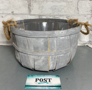 Gray Planter Basket