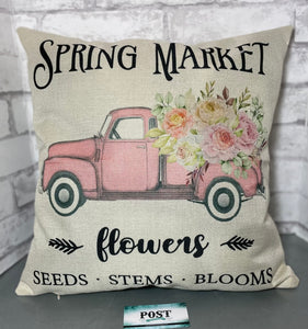 Spring Market Pillow