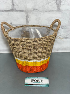 Candy Corn Planter Basket