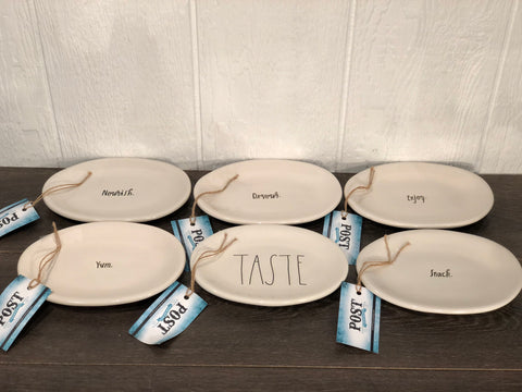 Rae Dunn Snack Plates