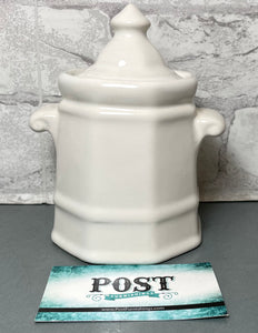 White Ceramic Jar