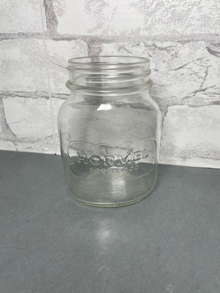 Vintage Hormel Glass Jar