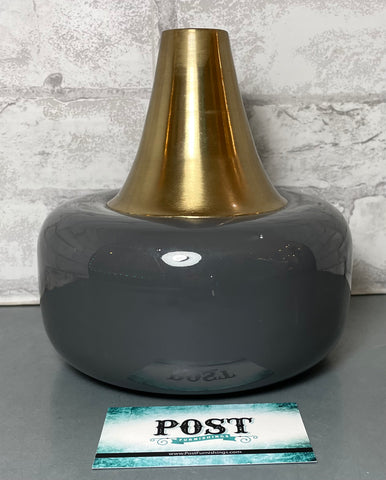 Modern Gold And Gray Vase