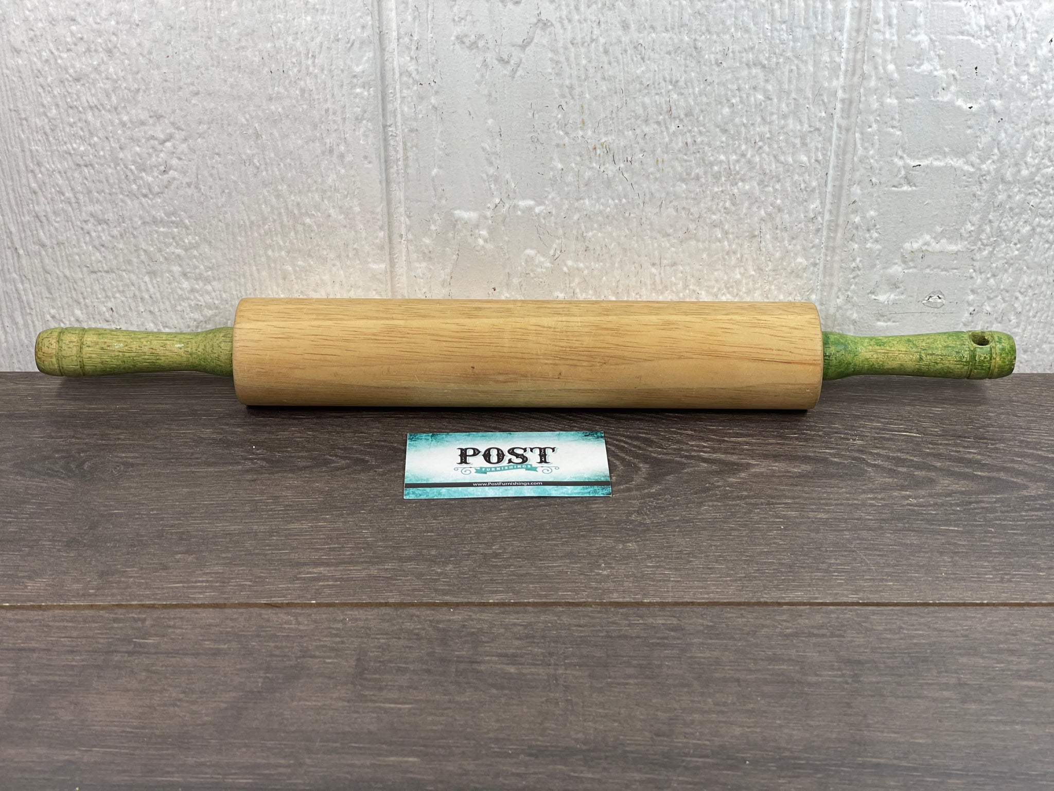Green Handle Rolling Pin