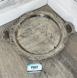 Elegance Silver Plated Tray